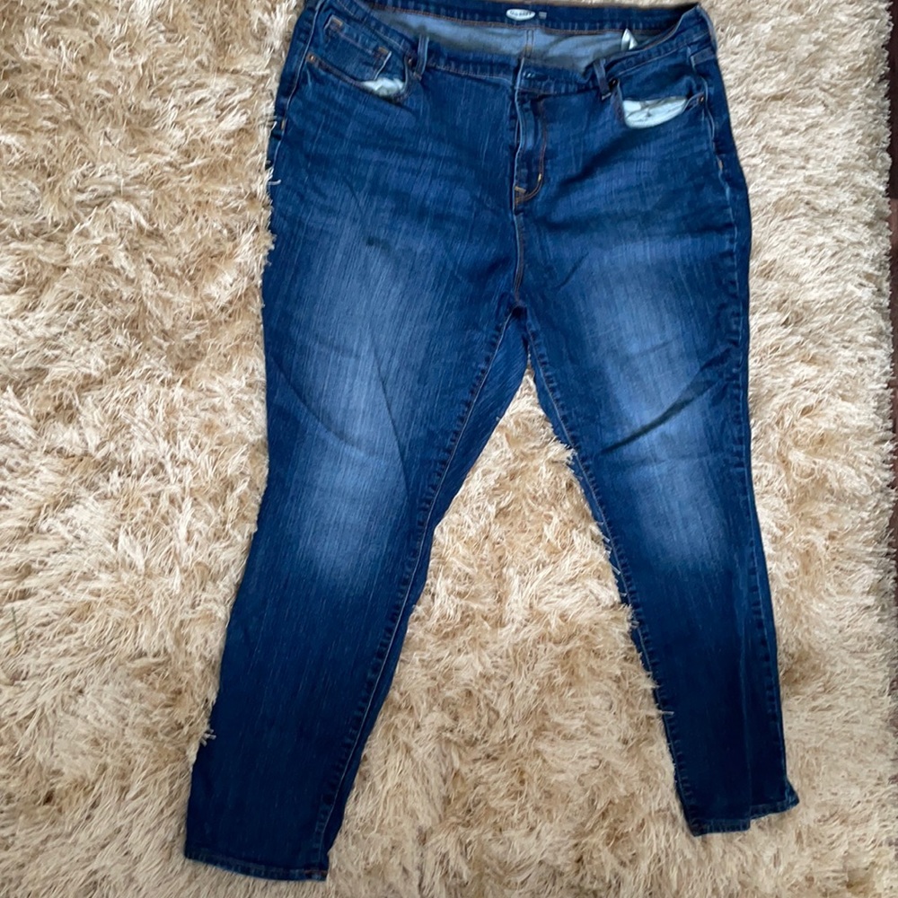 Old navy curvy skinny jeans